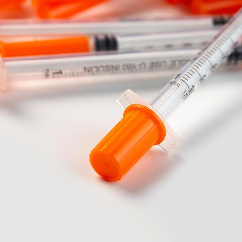 1ml Syringe 29Ga1/2Inch13mm Sample Measuring Lab Supplies 100Pack 1cc Tool Individually Sealed Wrapped in Kuwait
