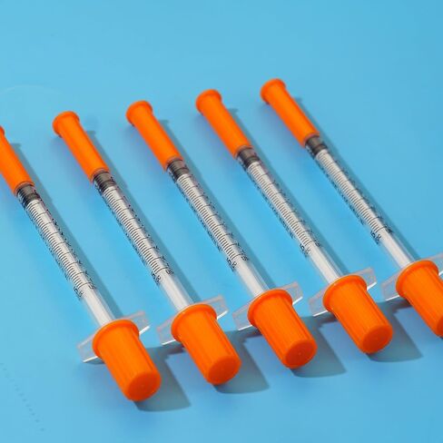 1ml Syringe 29Ga1/2Inch13mm Sample Measuring Lab Supplies 100Pack 1cc Tool Individually Sealed Wrapped in Kuwait