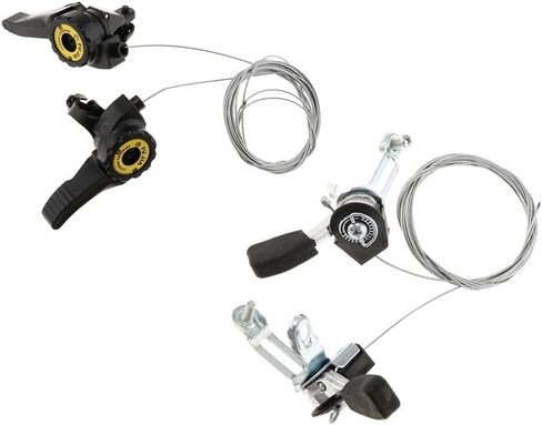 B Baosity 2 Pairs Bike Bicycle Thumb er Levers Replacement 3 x 5/6/7 Speeds in Kuwait