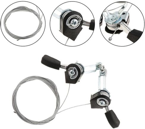 B Baosity 2 Pairs Bike Bicycle Thumb er Levers Replacement 3 x 5/6/7 Speeds in Kuwait