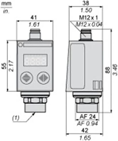 مستشعر الضغط XMLR400M0T25 24 VDC 4-20mA in Kuwait