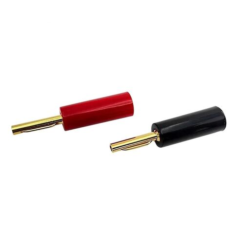 8/40/200PCS 4mm Gold Plated Banana Connector Speaker No Welding Horn Plug for Video Cable Adapter(40 Red) in Saudi Arabia