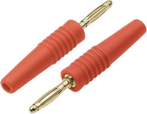 5PCS 2MM Banana Gold Plate Plugs Connectors Banana Plug for Banana Socket(Yellow) in Saudi Arabia