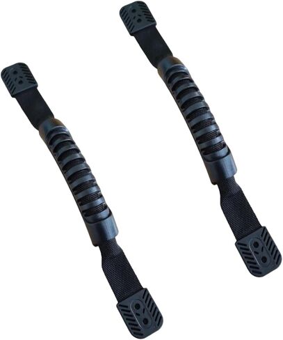 2 Pack Kayak Handles, Kayak Replacement Handles, Non-Slip, Durable Rubber Grip, Heavy Duty Canoe Carrier, Suitable for Boats, Canoe Accessories, Luggage, Tether Cleats, Door Cabinet 11.42" in Saudi Arabia