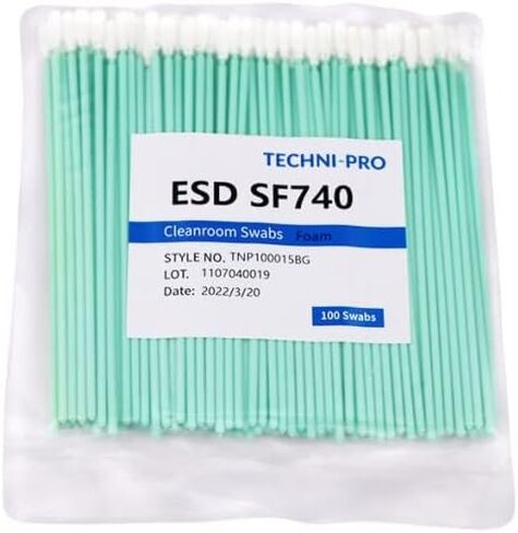 Techni-Pro TNP100015BG - FSWB740 Cleanroom ESD Foam Swab, Static Dissipative Swab Poly Handle, 100/Bg in Saudi Arabia