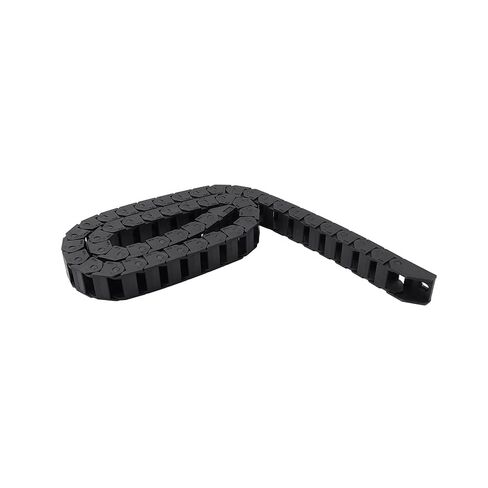 SIKUAI 1 قطعة 15X20mm النايلون البلاستيك متر سحب سلسلة سلك الناقل قابل للتعديل كابل أسود in Kuwait