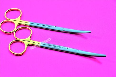 3 مقصات ألمانية فاخرة جديدة TC METZENBAUM مقاس 5.5 بوصة منحنية مع إدراجات كربيد التنغستن CYNAMED in Kuwait