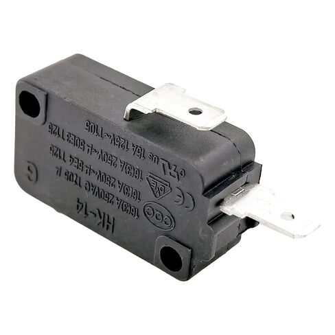 HK-14 مفتاح صغير مفتوح عادة (NO) (4 عبوات)، 16 أمبير 125/250 فولت تيار متردد 2 دبوس مفتاح قفل باب مقلاة الهواء متوافق مع وعاء Gourmia Ninja Insignia الفوري، تحديث النظام الإجمالي يعمل على إصلاح خطأ فتح الباب in Kuwait