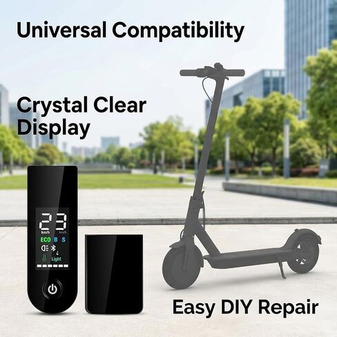 Electric Scooter Dashboard Cover,Scooter Display Screen Cover,Plastic Electric Scooter Display Panel Cover with 2 Stickers Compatible for Xiaomi M365 1S Pro Pro 2 Electric Scooter in Kuwait