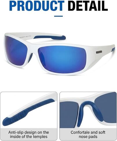 Renegade Sport Series Polarized Wrap Around Sport Sunglasses, 12 Pairs Multipack, for Men, Women, Unisex Fishing, Driving, Cycling, Outdoor Sports in Kuwait