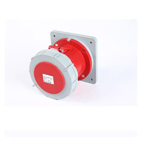IP67 Industrial Plug and Socket Connector Three Phase 3P4P5P 63A/125A Waterproof Wall Mounted Coupler 220V 380V 415V in Saudi Arabia