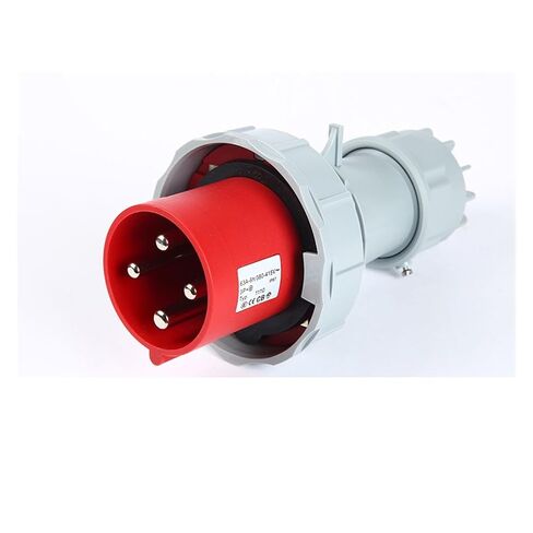 IP67 Industrial Plug and Socket Connector Three Phase 3P4P5P 63A/125A Waterproof Wall Mounted Coupler 220V 380V 415V in Saudi Arabia