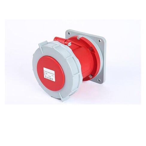 IP67 Industrial Plug and Socket Connector Three Phase 3P4P5P 63A/125A Waterproof Wall Mounted Coupler 220V 380V 415V in Saudi Arabia