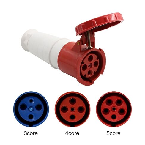 Waterproof and Explosion-Proof Industrial Aviation Plug and Socket 3-core 4-core 5-core Hole 125A Connector Docking in Saudi Arabia