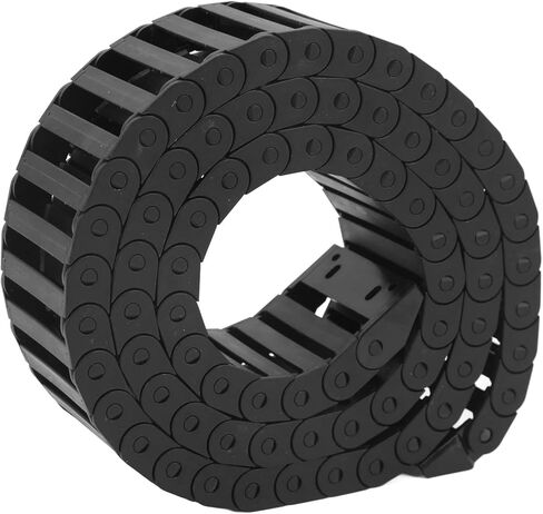Jeanoko PA66 Nylon Drag Chain HighLow Temperature Resistance Wire Carrier for CNC Machine, 1m Length – Suitable for CNC Machine Tool, Electronic Equipment in Kuwait