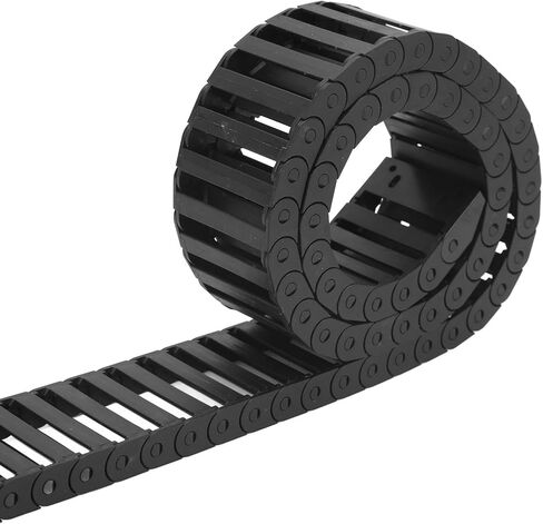 Jeanoko PA66 Nylon Drag Chain HighLow Temperature Resistance Wire Carrier for CNC Machine, 1m Length – Suitable for CNC Machine Tool, Electronic Equipment in Kuwait