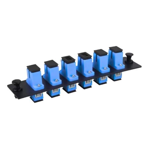 Single mode LC distribution frame 1U with 6F 8F SC duplex(SC UPC-6F) in Kuwait