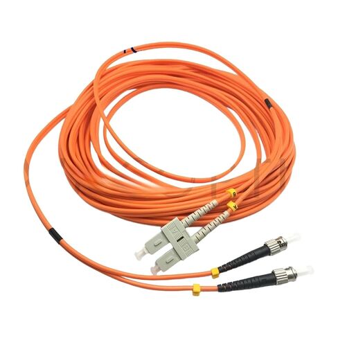 5M MM OM1 62.5/125 3.0mm دوبلكس SC-ST SCUPC إلى STUPC وصلة الألياف in Kuwait