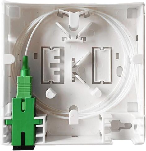 FTTH Fiber Terminal Junction Box SC Combination 2 Port 86 Information Panel with Adapter and 1X Pigtail(SCupc Pigtail) in Kuwait