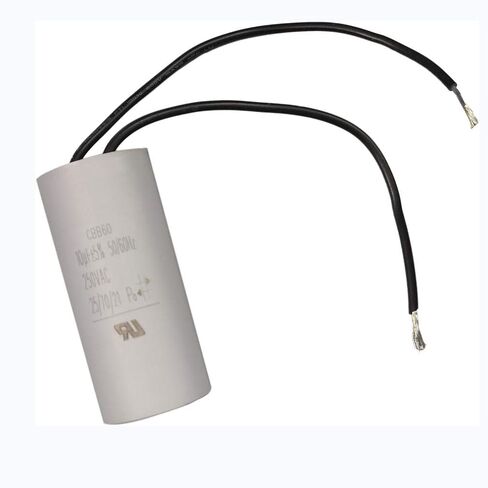 250VAC 10 فائق التوهج 10MFD CBB60 محرك تشغيل مكثف 2 أسلاك 10 فائق التوهج MFD 250 VAC 250V AC 25/70/21 30x65 مللي متر UL مدرج in Kuwait