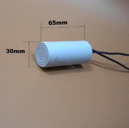 250VAC 10 فائق التوهج 10MFD CBB60 محرك تشغيل مكثف 2 أسلاك 10 فائق التوهج MFD 250 VAC 250V AC 25/70/21 30x65 مللي متر UL مدرج in Kuwait
