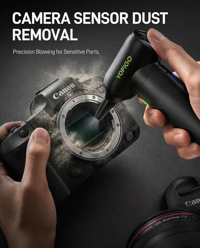 Compressed Air Duster – 150000RPM Rechargeable Electric Dust Blower in 4-Gear Adjustable with 4400mAh Battery, Mini Aluminum Handheld Compressed Air Cleaner for Computer, Keyboard, Car & Home in Kuwait