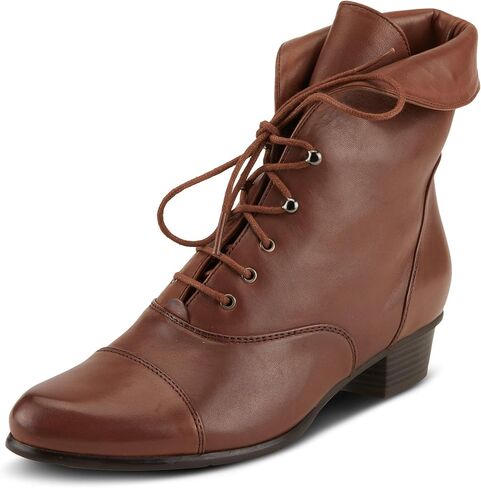 Spring Step Women's Galil Lace-Up Bootie Medium Brown EU 43/11.5-12 in Saudi Arabia