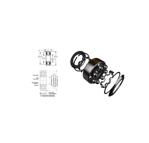 منتجات نقل الطاقة 608ZZ تحمل 8x22x7 مم ABEC-5 عربة تزلج مصغرة 608 ZZ الكرات 608Z 608 2Z تحمل الكرات in Kuwait