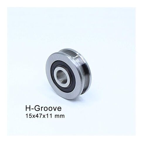 Roller Bearings 15x47x11mm H154711 H Groove Bearing 1PC Steel Bearing Rollers H6/3 Slide Guide Bearings U Wheel Pulley in Kuwait