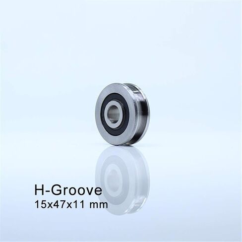 Roller Bearings 15x47x11mm H154711 H Groove Bearing 1PC Steel Bearing Rollers H6/3 Slide Guide Bearings U Wheel Pulley in Kuwait