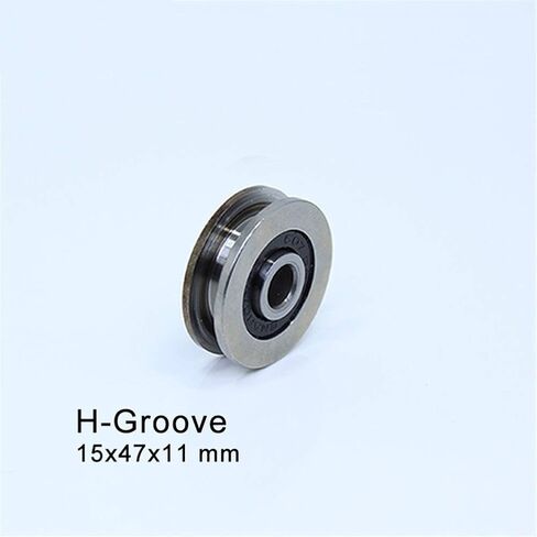 Roller Bearings 15x47x11mm H154711 H Groove Bearing 1PC Steel Bearing Rollers H6/3 Slide Guide Bearings U Wheel Pulley in Kuwait