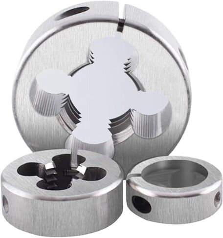 HSS-CO AR-D Round Die M5.5 M6 M7 M7.5 M8 M8.5 M9 Machine Fine Thread Screw Threading Die For Tapping External(M7X0.5 D-25 T-9) in Kuwait