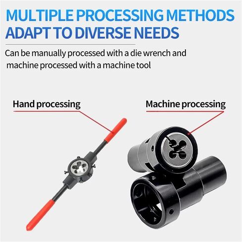 HSS-CO AR-D Round Die M5.5 M6 M7 M7.5 M8 M8.5 M9 Machine Fine Thread Screw Threading Die For Tapping External(M7X0.5 D-25 T-9) in Kuwait