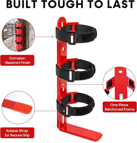 Quick Release Fire Extinguisher Mount Bracket for 2.5–5Lb ABC Extinguishers | Heavy-duty steel holder, quick release, fits truck, RV, boat, home & commercial use, Anti-Vibration in Kuwait