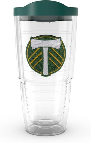 Tervis MLS Portland Timbers - Primary Logo Made in USA Double Walled Insulated Tumbler Travel Cup Keeps Drinks Cold & Hot, 24oz, Classic in Kuwait