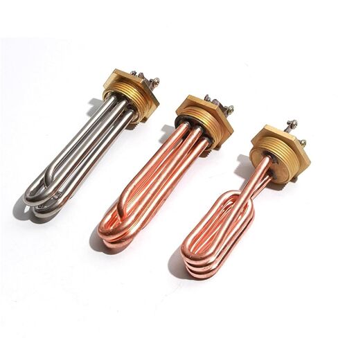 DN32 1 1/4Inch 1.25Inch Electric Heating Element 220V Tube Accessories 1Pcs(Orange) in Kuwait