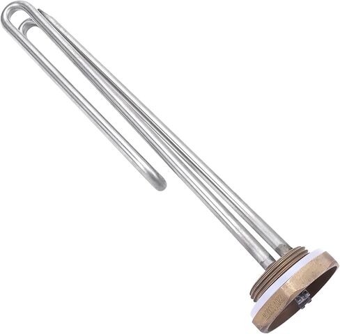 Electric Water Heater With Thermostat 220V 3KW Adjustable Temperature Heating Element DN32 Thread SUS304 1Pcs in Kuwait