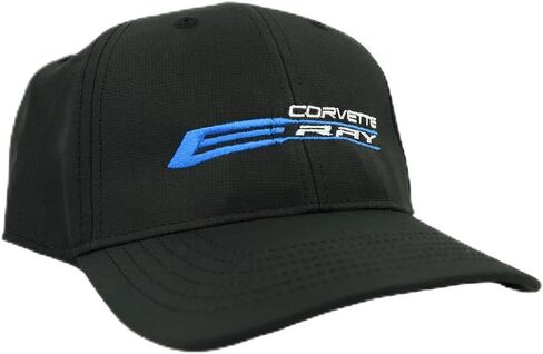 قبعة C8 E-Ray Corvette سوداء مع قبعة شعارات مطرزة in Kuwait
