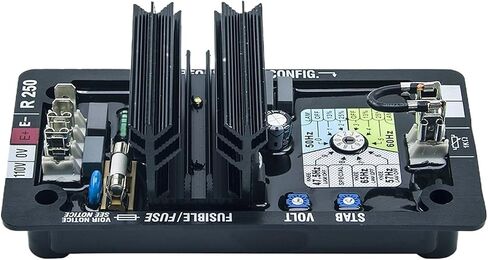 1 قطعة R250 AVR منظم جهد كهربائي أوتوماتيكي لمثبت المولد لوحة التحكم Avr أجزاء مولد الديزل in Kuwait