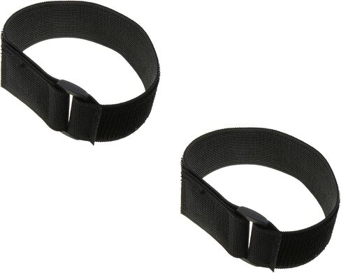 DGZZI 2PCS 3.8x36cm Black Elastic Strap Textile Material Outdoor Cycling Fishing Adjustable Strap Suitable for Walking Riding Motorcycle Running in Kuwait
