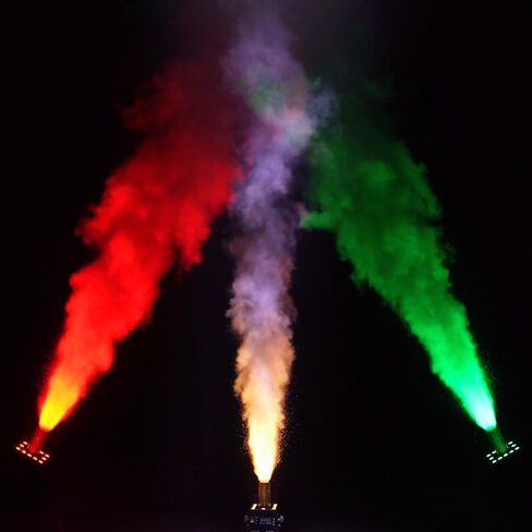 آلة SHEHDS CO2 Jet مع 12x3W RGB LED، 3 في 1 Cryo & Light، 90 درجة قابلة للتعديل، نطاق 16-20 قدمًا، DMX512، آلة دخان مسرح LED احترافية للحفلات الموسيقية والنوادي الليلية والمسارح وحفلات الزفاف والحفلات. in Kuwait