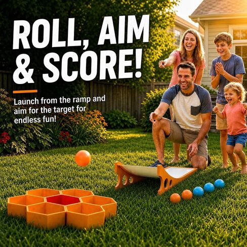 Flying Toss Ball Beach Game – Multi-Mode Outdoor Game for Family & Friends, Kids & Adults – Backyard, Beach, Lawn & Camping Party Fun in Kuwait