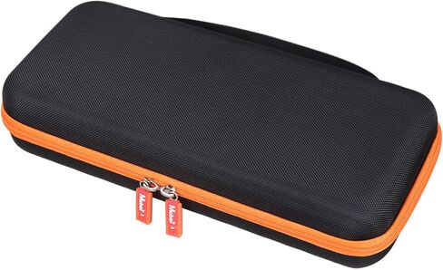 حافظة صلبة للوحة المفاتيح Keychron K2/K2 Pro/K2 Max، حقيبة حمل EVA مقاومة للصدمات بمقبض عريض، حقيبة تخزين للسفر بتصميم 75% للوحة المفاتيح الميكانيكية، 13.1 × 6.1 × 4.3 بوصة، أسود in Kuwait