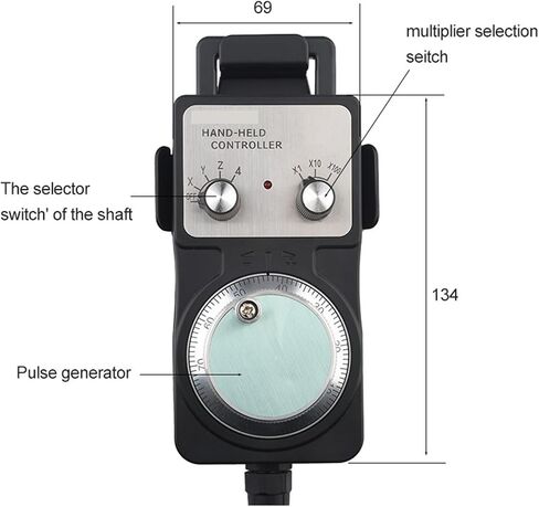 Handwheel Pulse Generator Electronic 15-Pin Connector Hanging Router(PELYCOSAE) in Saudi Arabia