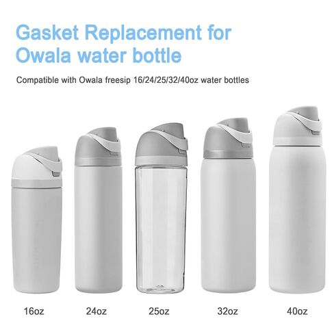 استبدال حلقة الختم متوافق مع غطاء Owala FreeSip العلوي، ملحقات استبدال الحشية لزجاجة مياه Owala Free Sip16/24/25/32/40oz - 4 قطع من أجزاء الختم المطاطية المقاومة للتسرب in Kuwait