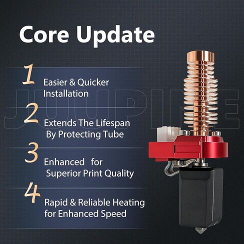 4 PK 0.25 + 0.4 + 0.6 + 0.8 مم Hotend for Flashforge Adventurer 5M/5M Pro Hotend Adventure 5M فوهة سيراميك تسخين وصلب صلب قابل للفصل السريع لفوهة AD5M لملحقات Flashforge ad5m in Kuwait