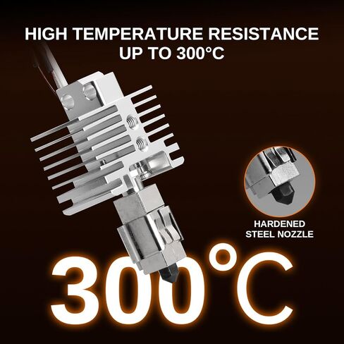 SainSmart x WonderMaker ZR 3D Printer Hotend Kit, 0.4mm Hardened Steel Nozzle, Rapid Heating 300°C Extruder, Ceramic Heater & Thermistor, Accessories Replacement for WonderMaker ZR 3D Printer in Kuwait