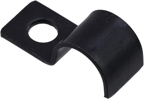 Oedema 50 Pcs 2/5 Inch Pipe Clamp with One Hole Iron Rigid Tube Straps Bracket Heavy Duty Pipe Fasten Holder for Tube, Wire Cord Installation in Kuwait