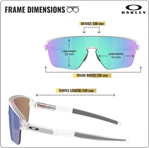 نظارات شمسية Oakley CORRIDOR SQ OO9415 مع مجموعة النظارات الرسمية | نظارات شمسية للرجال غير مستقطبة in Kuwait