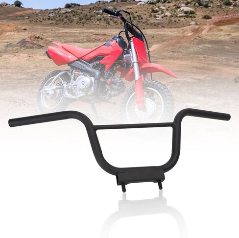 Black Handlebar Steering Bars for Honda CRF50F 2013-2022 | Replace for# 53100-GEL-306, Direct Fit & Easy Installation in Saudi Arabia